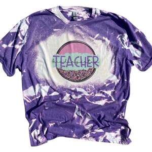 Kindergarten Teacher Bleached TShirt